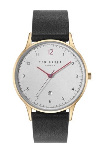 Ceasuri barbati ted baker london mens ethan leather strap watch 40mm no color