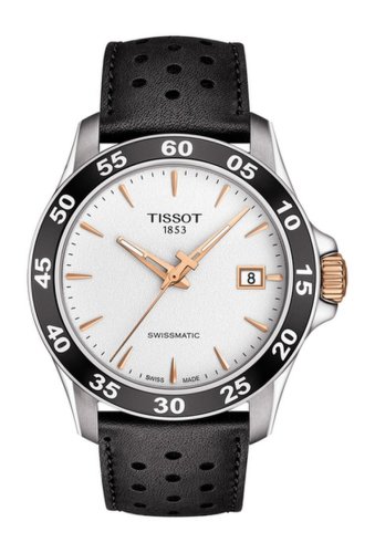 Ceasuri barbati tissot v8 swissmatic watch 4250mm black silver rose gold