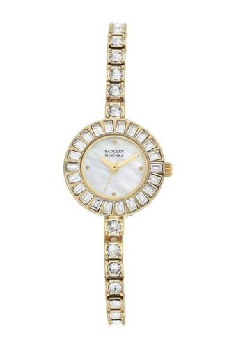 Ceasuri femei badgley mischka womens quartz swarovski crystal bracelet watch 245mm no color