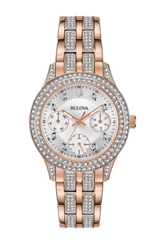 Ceasuri femei bulova womens crystal accent bracelet watch 33mm two-tone