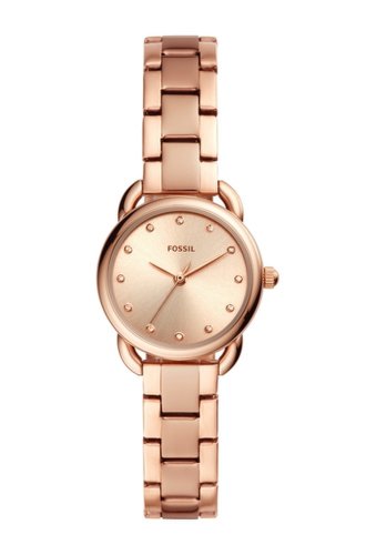 Ceasuri femei fossil womens tailor mini three-hand rose gold-tone stainless steel watch 26mm no color