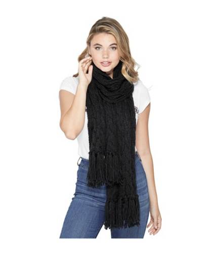 Ceasuri femei Guess chunky-knit scarf black