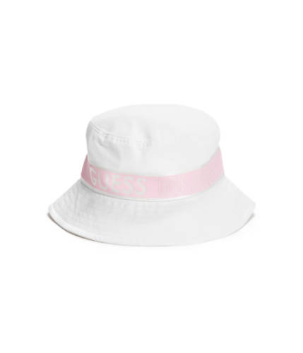 Ceasuri femei guess logo tape bucket hat white multi