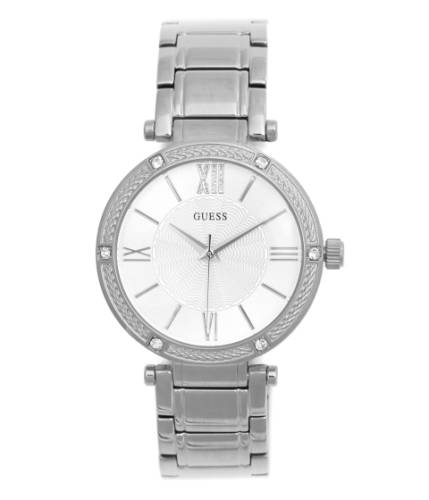 Ceasuri femei Guess silver-tone analog watch no color