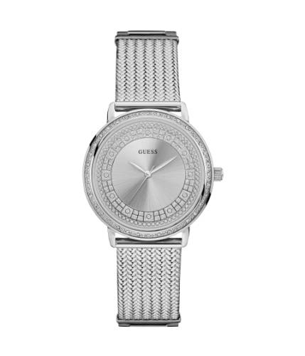 Ceasuri femei Guess silver-tone crystal analog watch no color