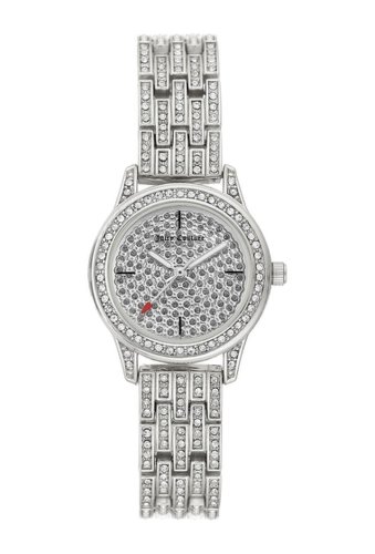 Ceasuri femei juicy couture womens pave crystal bracelet watch 26mm no color