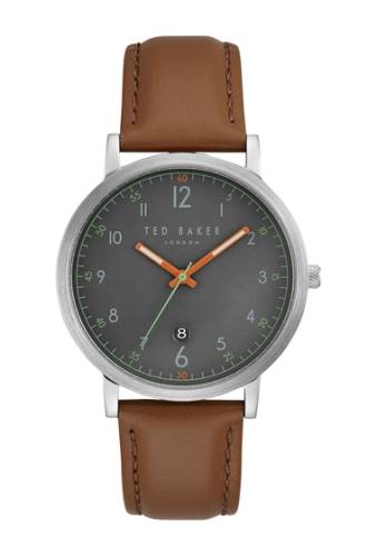 Ceasuri femei ted baker london mens leather strap watch gift set 40mm no color