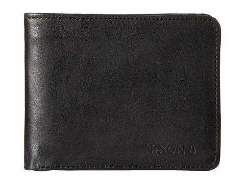 Genti barbati nixon stealth slim bi-fold wallet black