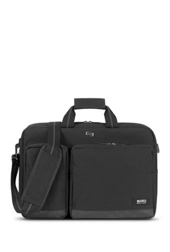 Genti barbati solo new york duane hybrid briefcase backpack black
