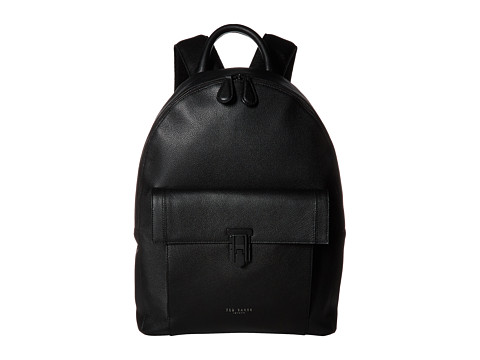 Genti barbati ted baker eastmo colored leather backpack black
