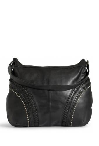 Genti femei day mood bea leather hobo bag black