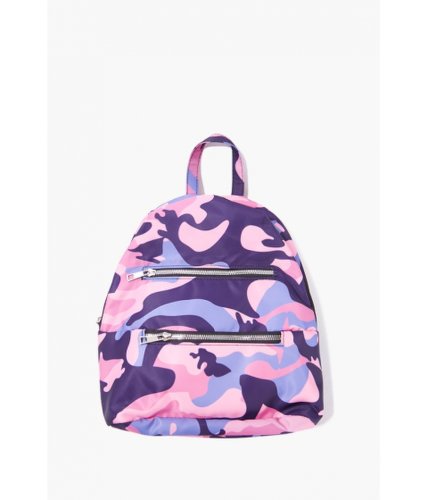 Genti femei forever21 camo print backpack pinkmulti
