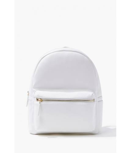 Genti femei forever21 faux leather backpack white