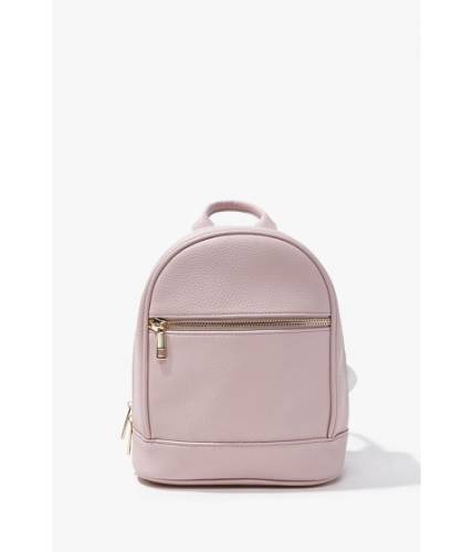 Genti femei forever21 faux pebbled leather backpack blush