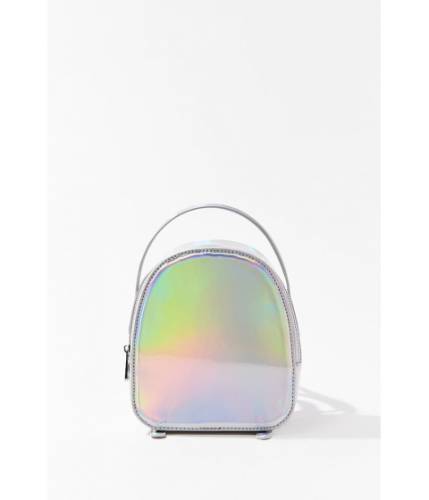 Genti femei forever21 iridescent mini backpack holographic