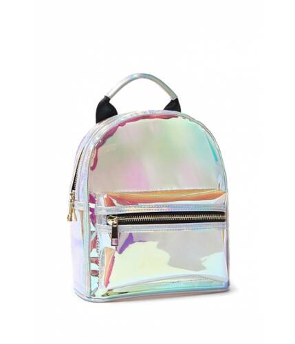Genti femei forever21 transparent iridescent backpack clear