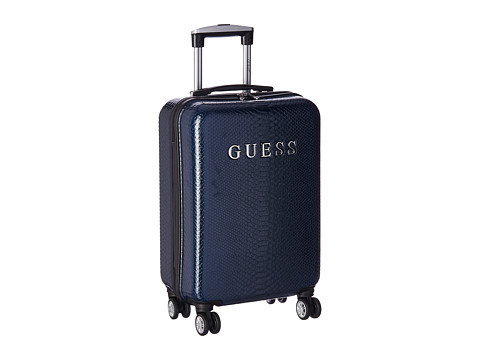 Genti femei guess 20quot mimsy hardside upright spinner blue snake