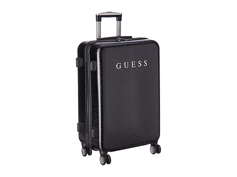 Genti femei guess 24quot mimsy hardside upright spinner black snake
