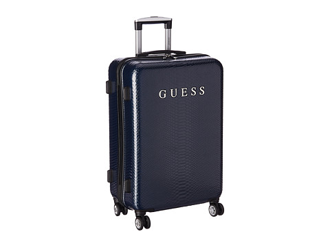 Genti femei guess 24quot mimsy hardside upright spinner blue snake