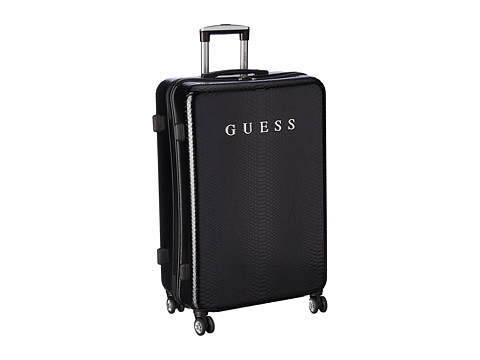 Genti femei guess 28quot mimsy hardside upright spinner black snake