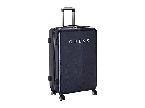 Genti femei guess 28quot mimsy hardside upright spinner blue snake