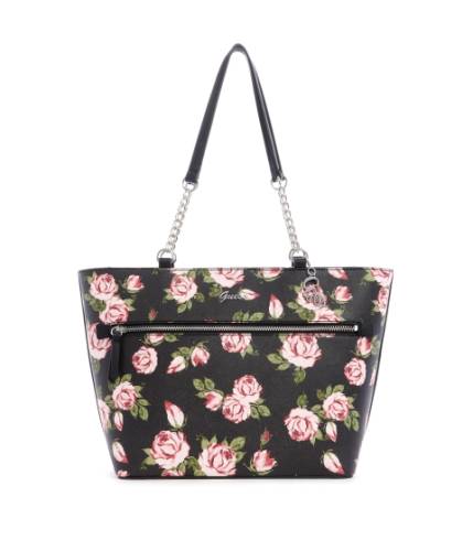 Genti femei Guess angelic floral carryall black floral