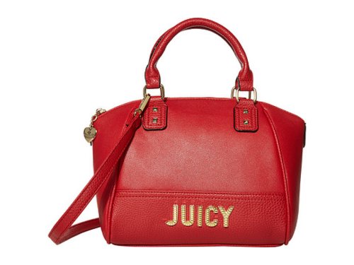 Genti femei juicy couture blank check satchel cherry