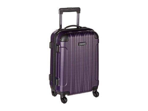 Genti femei kenneth cole reaction 20quot out of bounds lightweight hardside 4-wheel spinner carry-on travel luggage deep purple
