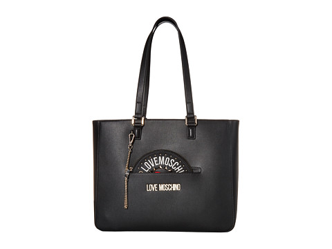 Genti femei love moschino 2-in-1 tote bag black