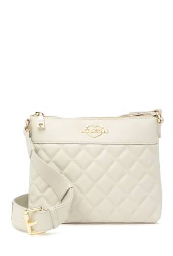 Genti femei love moschino borsa quilted backpack ivory