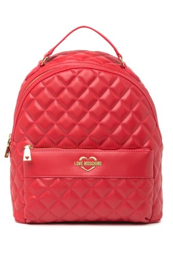 Genti femei love moschino borsa quited backpack red