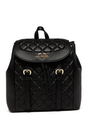 Genti femei love moschino quilted backpack black