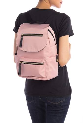 Genti femei madden girl proper flap nylon backpack blush