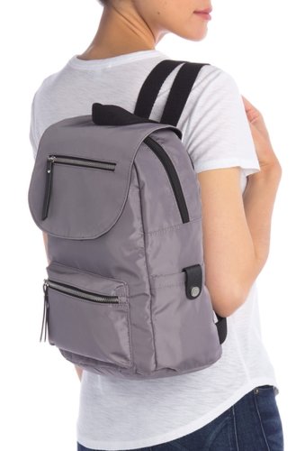 Genti femei madden girl proper flap nylon backpack gry