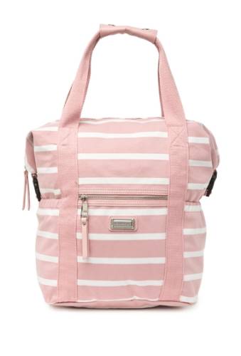 Genti femei madden girl striped jersey bookbag backpack blush