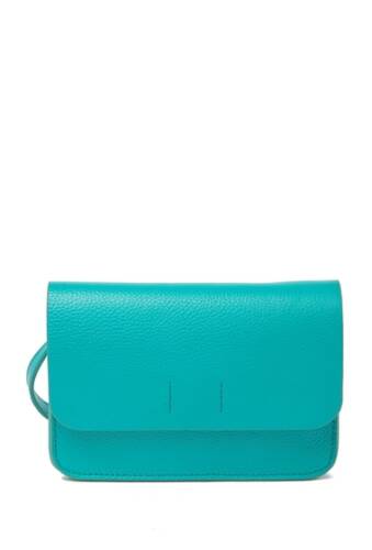 Genti femei melrose and market carrie wos leather crossbody teal tile