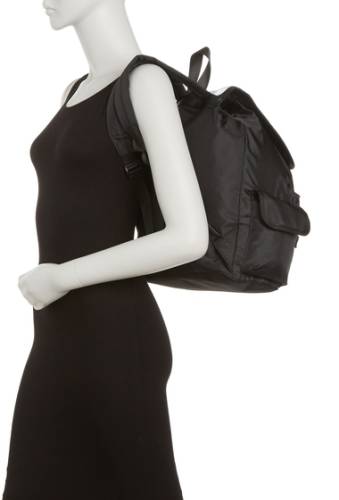 Genti femei nautica split decision flap backpack 79tk-blackwhite