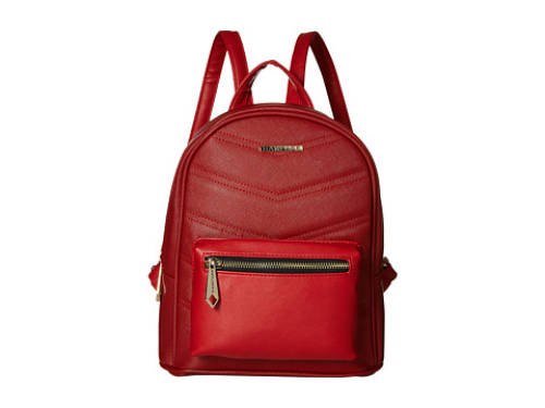 Genti femei rampage chevron quilted midi backpack red