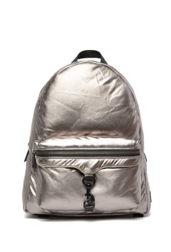 Genti femei rebecca minkoff riley puffy backpack silver