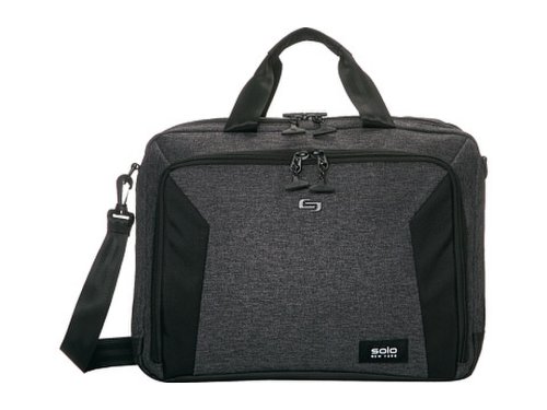 Genti femei solo new york voyage briefcase nomad collection greyblack
