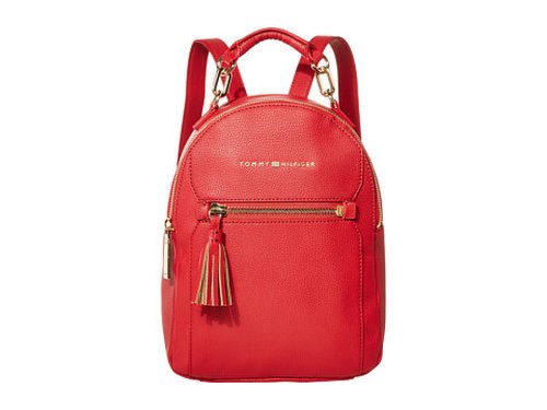 Genti femei tommy hilfiger macon backpack tommy red