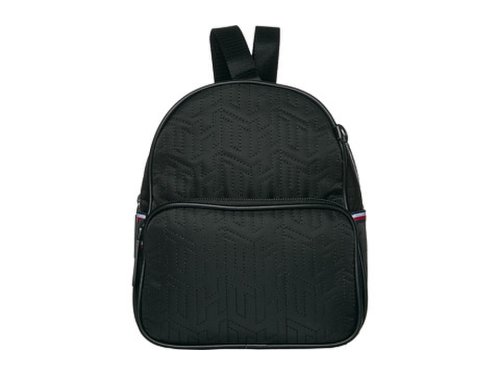 Genti femei tommy hilfiger taylor smooth nylon mini crossbody backpack black