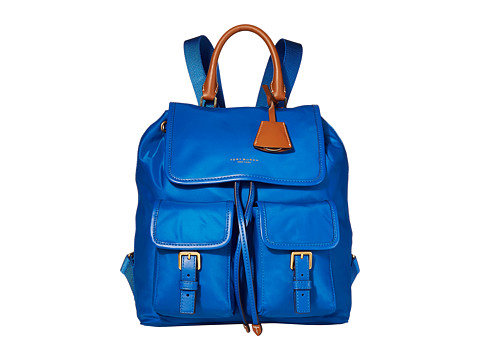 Genti femei tory burch perry nylon flap backpack mediterranean blue