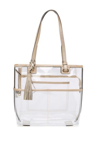 Genti femei vince camuto aryna clear tote bag gold 01
