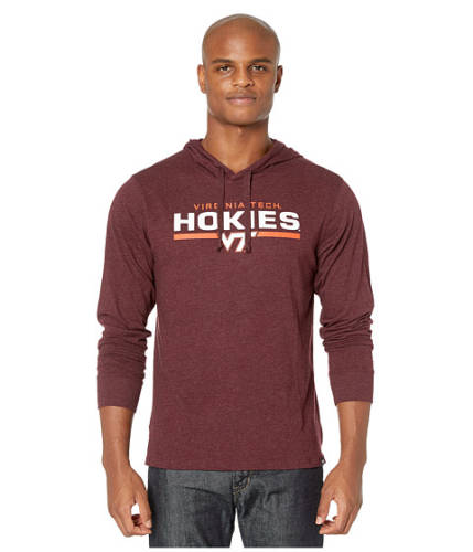 Imbracaminte barbati 47 college virginia tech hokies end line club hoodie dark maroon
