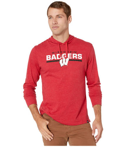 Imbracaminte barbati 47 college wisconsin badgers end line club hoodie red