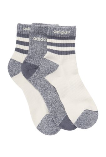 Imbracaminte barbati adidas 3-stripe high quarter socks - pack of 3 raw white onix - raw white ma