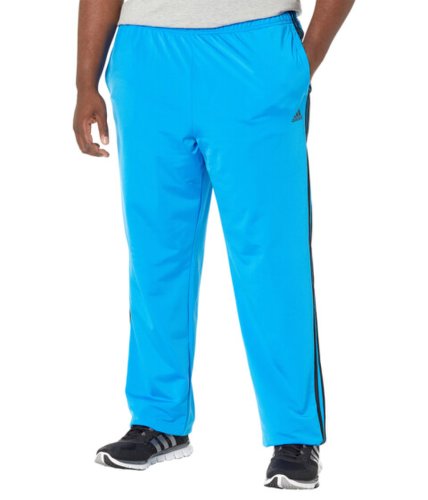 Imbracaminte barbati adidas big amp tall essential 3-stripes open hem tricot pants blue rushblack