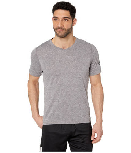 Imbracaminte barbati adidas freelift v-neck t-shirt grey four heather 1