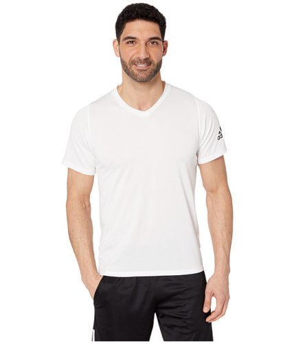 Imbracaminte barbati adidas freelift v-neck t-shirt white